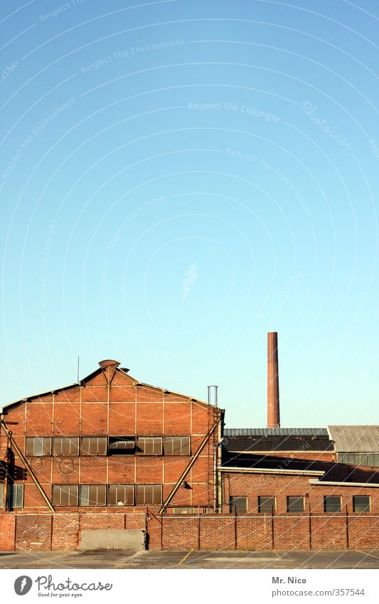 Carlswerk Work and employment Workplace Factory Industry Cloudless sky Beautiful weather Industrial plant Manmade structures Building Old Brick facade