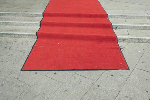 Red carpet on steps Carpet stagger Paving tiles off crease ascent movie Empty Shabby Stairs Event Culture forsake sb./sth. blotchy frowzy Transience glorious