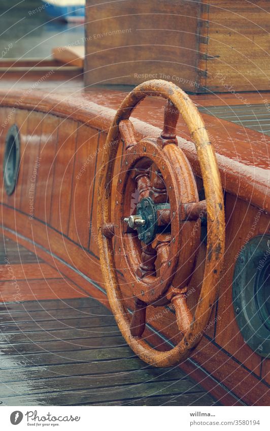 Tax liability or tax evasion? Steering wheel boat ship Watercraft wood Retro