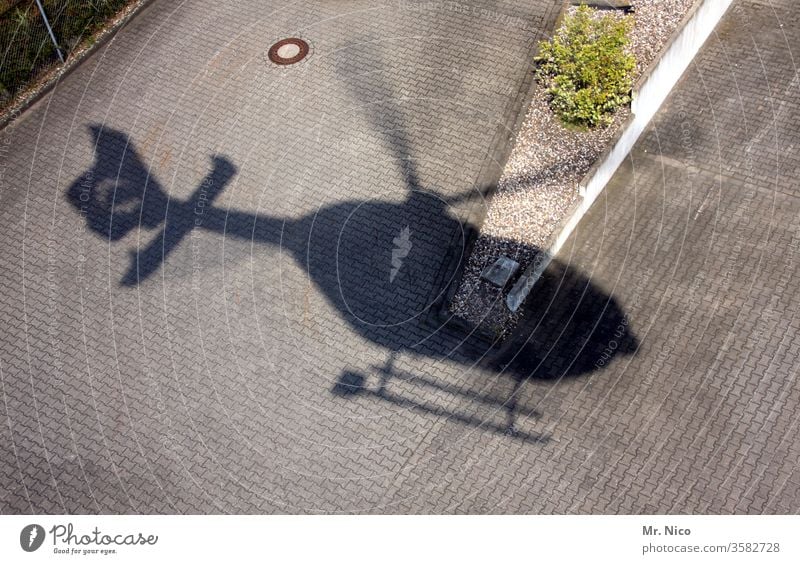 helicopter landing pad Helicopter helipad Aviation Flying Rescue helicopter Rotor Aircraft Shadow Logistics Technology Airfield Landing departure take off