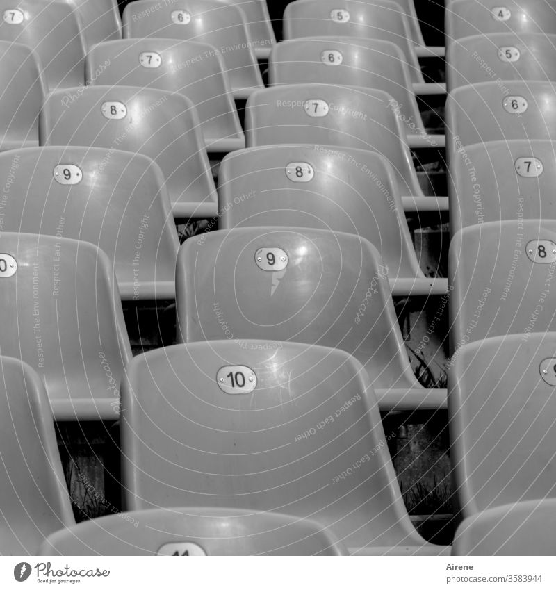 Freedom in rows Theatre Empty chairs Seating capacity Audience interdiction performance Opera Concert series Chair rows Gray Rank staggered sight unmanned