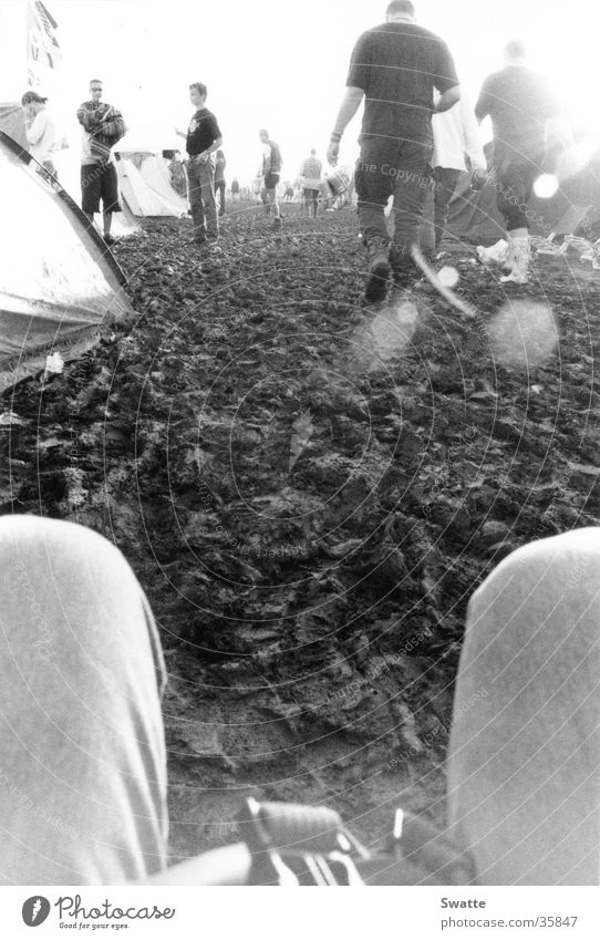 Roskilde sw Mud The morning after Back-light Worm's-eye view Human being Music festival Vacation & Travel