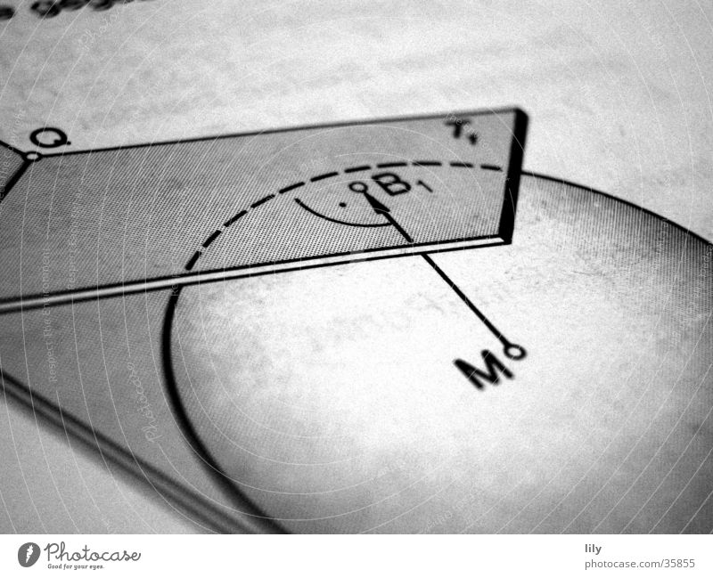 loving math #2 Mathematics School books Science & Research advanced course vectors tangent plane Black & white photo Middle Sphere spherical radius