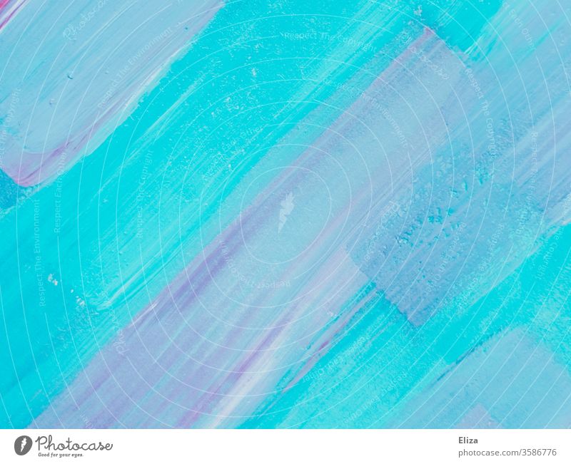 Abstract Background With Light Blue Acrylic Paint Free Stock Photo