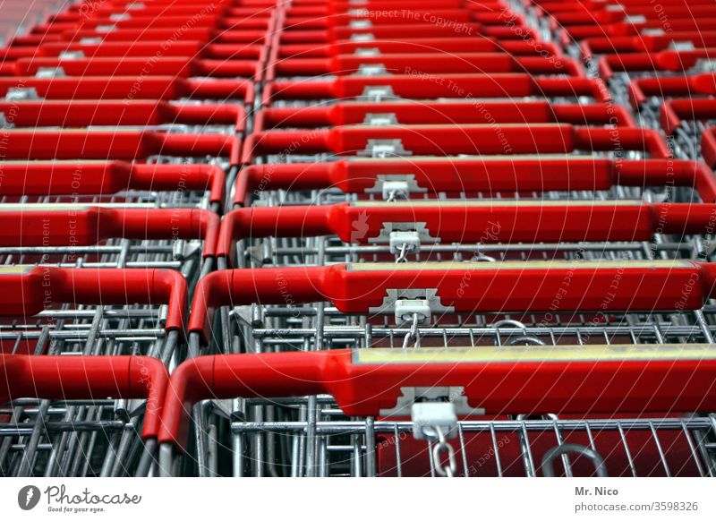 At my trusted discount store Supermarket Shopping Trolley deal Shopping center Shopping malls Consumption Markets Load Hypermarket Row Customer