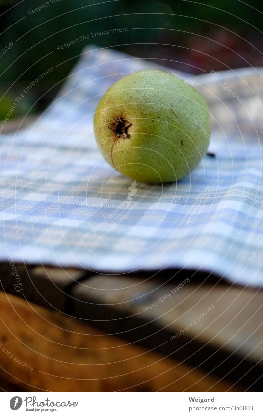 Helen Food Fruit Eating Green Pear Autumn Harvest country lust Delicious Country life Exterior shot Copy Space top Copy Space bottom Day Evening