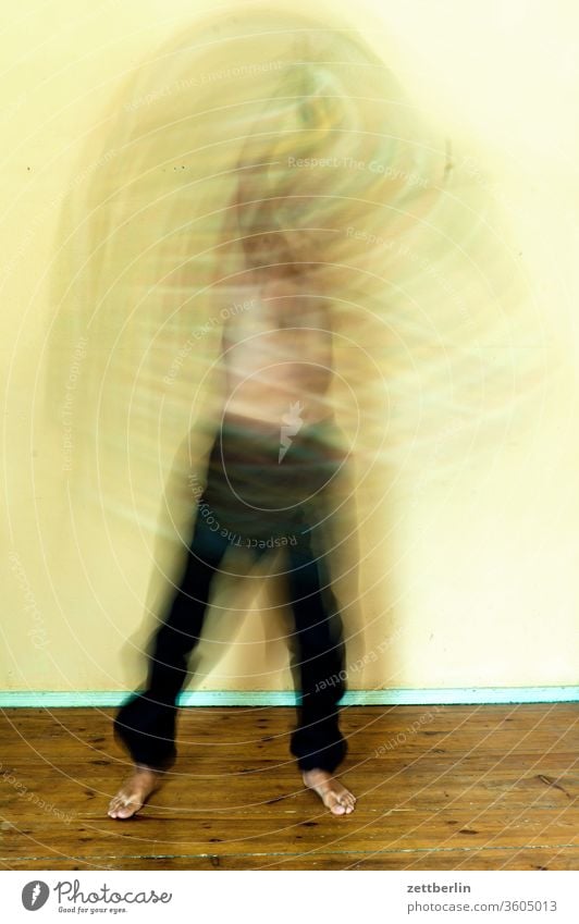 Violent movement Action motion blur Movement variegated havoc Blanket Rotation spirit spectral Gestures Man Human being person drama Hazy Stand dance blurred