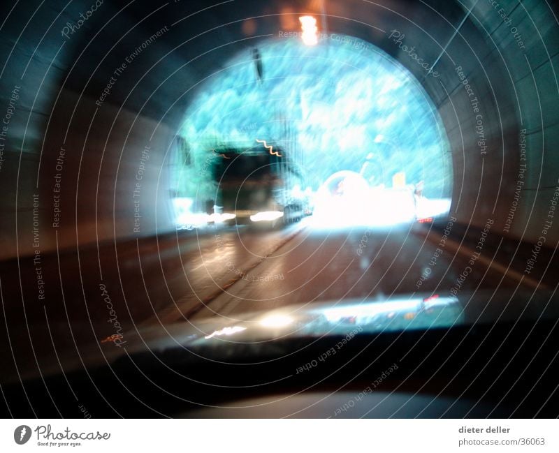 tunnels Oncoming traffic Tunnel Speed Truck Windscreen Transport Highway ramp (exit) poor visibility