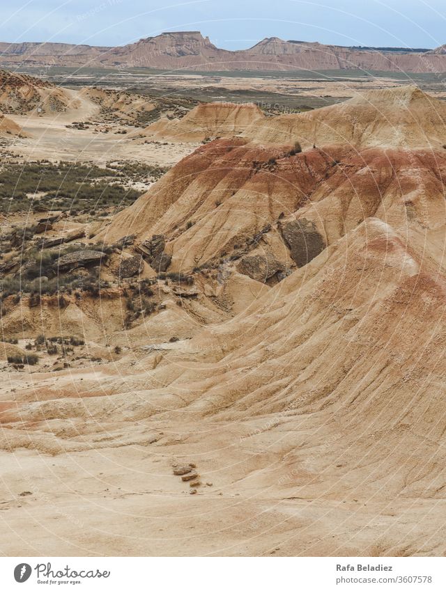 Desert landscape with enormous sand formations Nature Landscape Rock Sand Sunny Outdoor