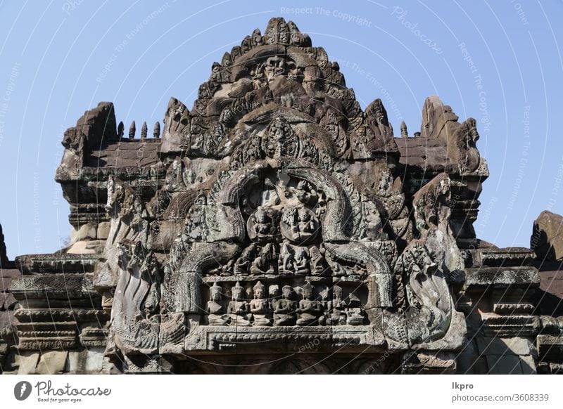 the old buildings and historical site preah khan preak ta phrom bayon neak poan banteay srei worship tower cambodia temple angkor asia ancient wat architecture