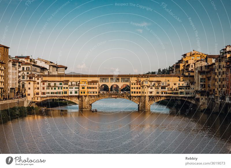 Ponte Vecchio in Florence bridge Arno River Italy Town Architecture Bridge building Tuscany segmental arch Segmental arch bridge