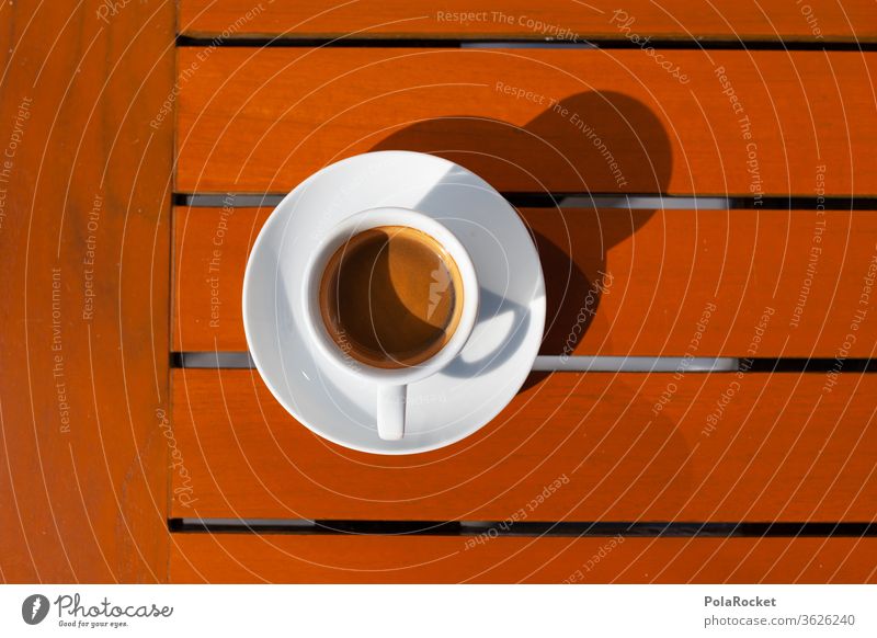 #A# Table in coffee colors Coffee Espresso Cup Café Coffee cup Cappuccino Beverage Hot drink Breakfast Colour photo Close-up To have a coffee Coffee break
