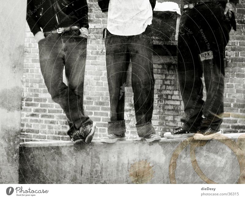 Old school punks Old-school Paddle Group Punk Rock music Chucks black/white photography Black & white photo