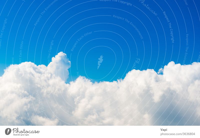 White clouds on blue sky air white nature background weather heaven bright beautiful light cloudscape high beauty day cloudy color summer sunlight space fluffy