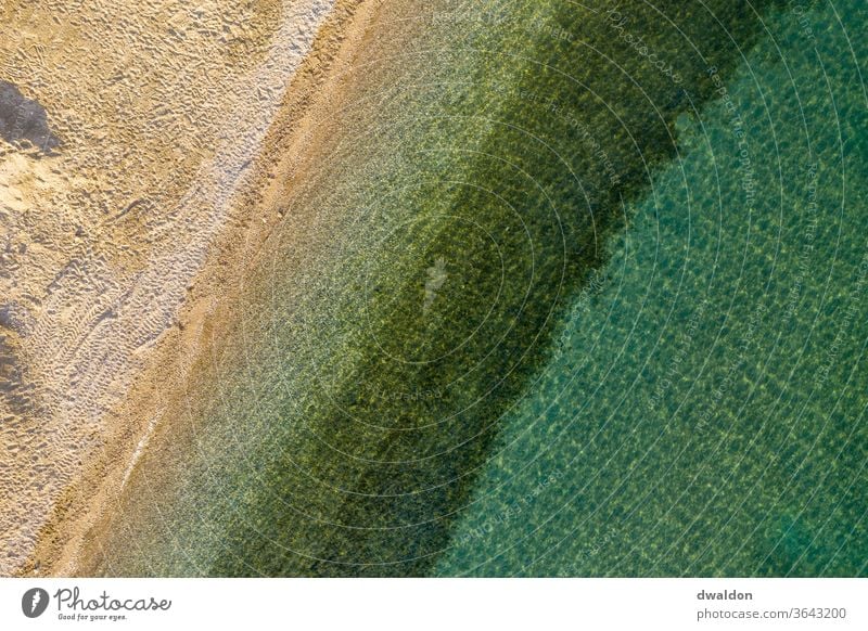 Croation Summer - The Ocean from Above drone Croatia DJI Aerial photograph aerial aerial photo Beach boat Vacation & Travel Vacation photo ocean beach Sand Blue