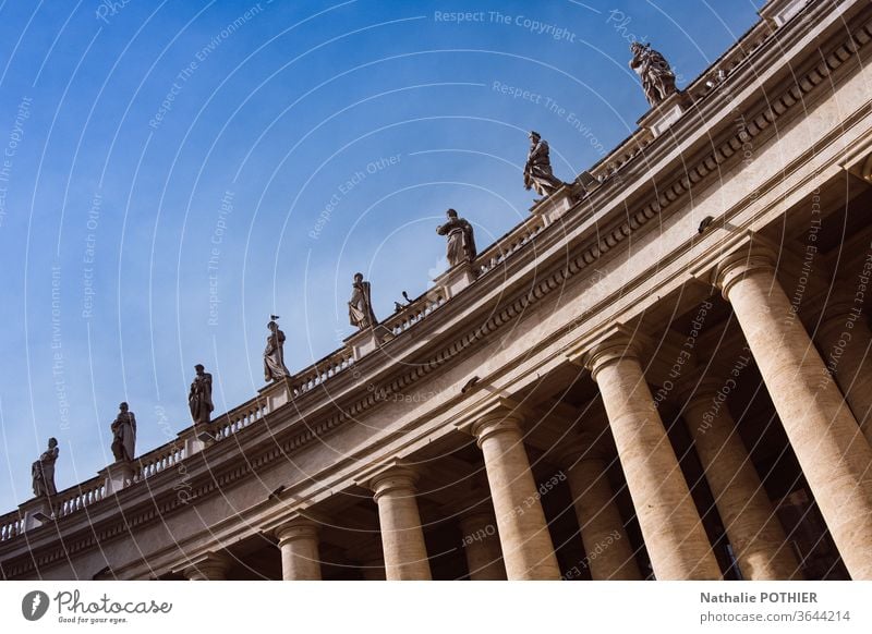 St. Peter's Square Rome Italy tourism St. Peter's Cathedral Religion and faith Colour photo Vatican Tourist Attraction Church Capital city Exterior shot