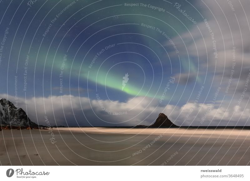 Aurora borealis-Polar lights-Northern lights over Bleik beach. Andoya island-Vesteralen-Norway. 0052 aurora polar lights aurora polaris aurora borealis