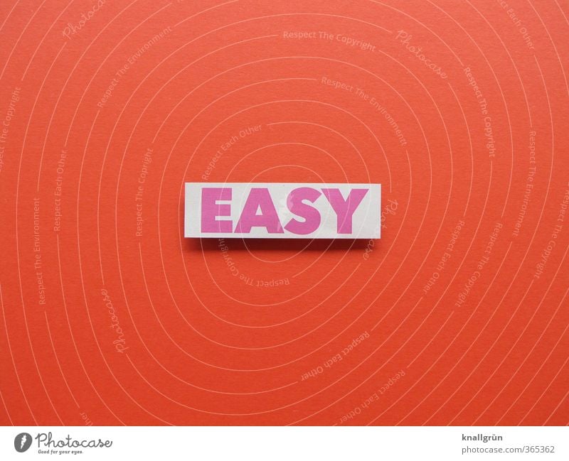 easy Characters Signs and labeling Communicate Sharp-edged Pink Red Emotions Moody Joy Happiness Joie de vivre (Vitality) Optimism Colour Serene Ease Simple