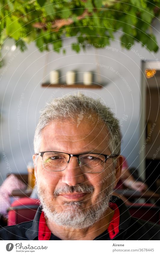 favourite person | in holiday mode Man portrait more adult Senior citizen Facial hair tanned vacation free time Eyeglasses recovered relaxed Summer