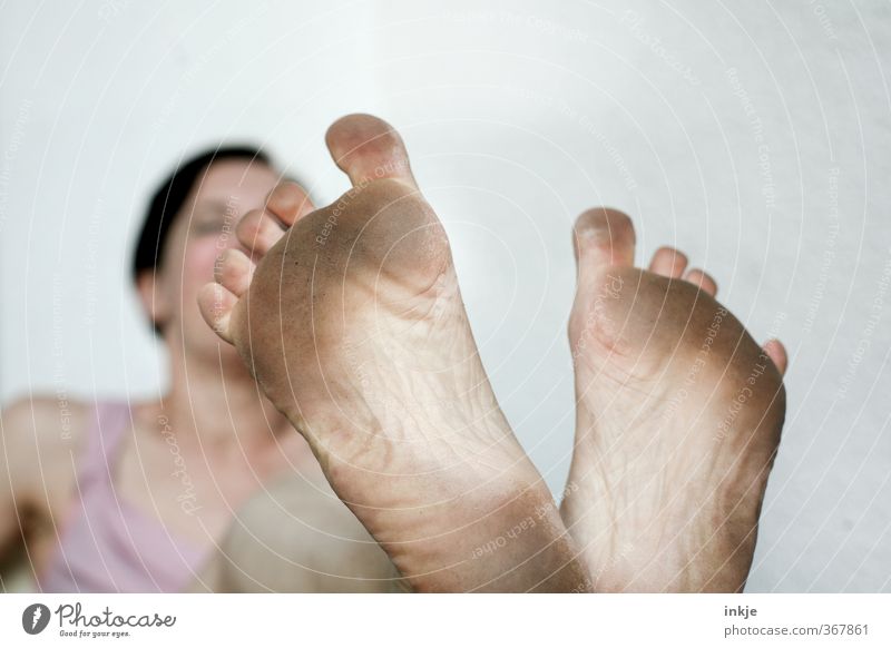 Nerdy girl feet