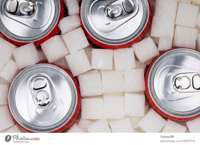Sugar Cubes with soda can objects carbohydrates sugar unhealthy cube diet carbonated drink food additive sweet obesity cola caffeine ingredient refreshment