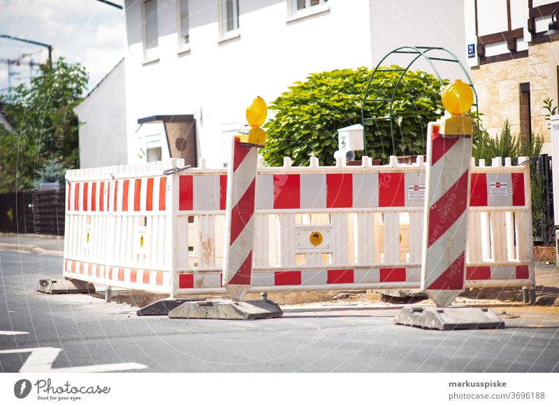 Construction site barrier cordon Roadblock Street blocking mark Repair Pylons Transport Traffic infrastructure Road sign