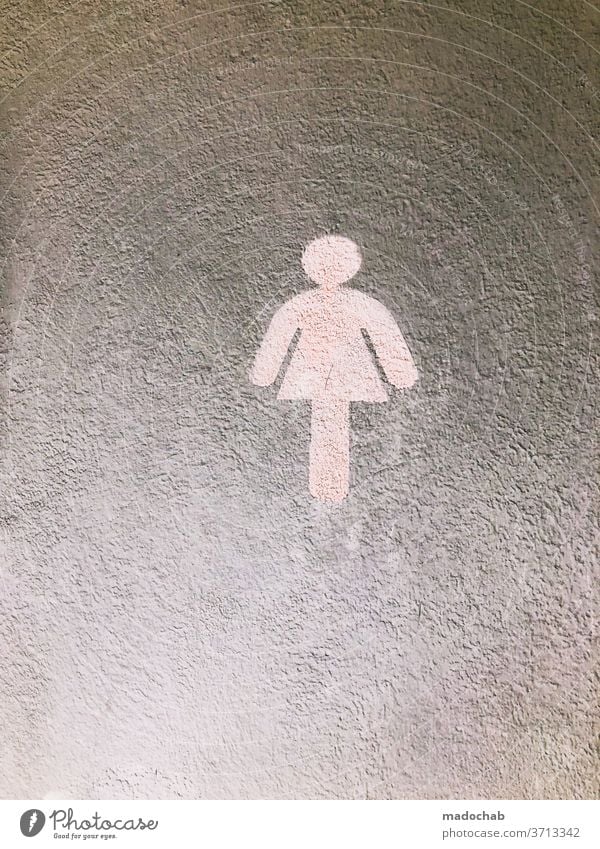 Man with skirt symbol feminine Woman Pictogram Sign Toilet Signs and labeling Signage Symbols and metaphors symbolic Clue