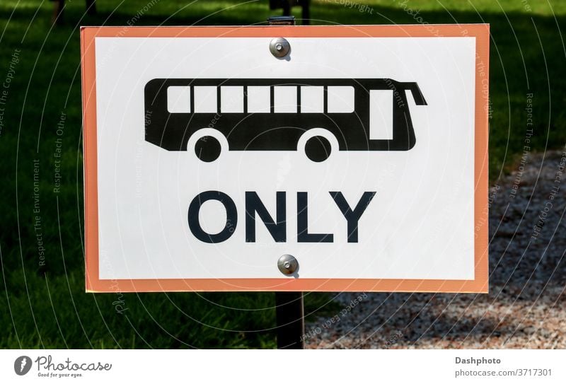Buses Only Parking Sign at a Country Car Park attraction event gathering country fair sign signboard signpost buses buses only bus parking bus parking only