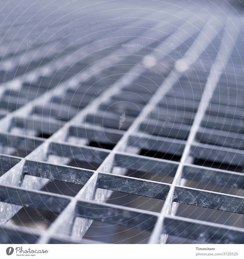Metal - Grid Glitter metal grid stable Shallow depth of field Perspective Detail Pattern lines