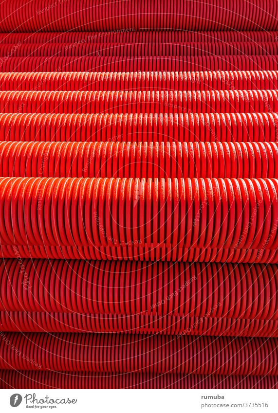 Red pipes, Close-up, Civil engineering, Public utility Structures and shapes Abstract Detail reeds Day Shadow Light and shadow Line Deserted Exterior shot