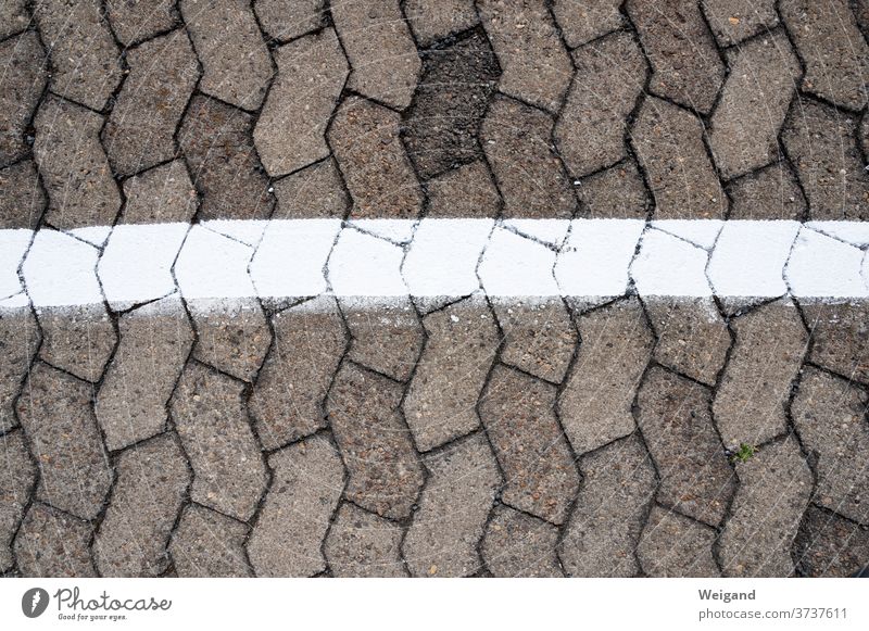 border, stripes on the floor Border blocking Line Floor covering Paving stone Concrete White cordoned off Transience Bans