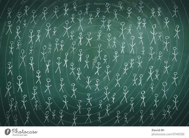 numerous people Crowd of people Stick figure Many Humanity mass Strike Collection quantity
