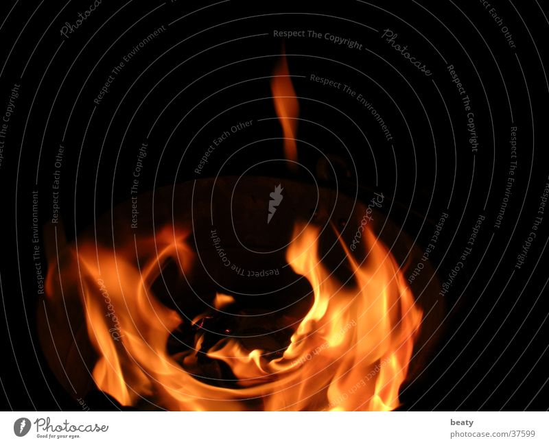 fire Blaze Hot Dark Physics Nocturnal fire Flame Warmth Fireplace