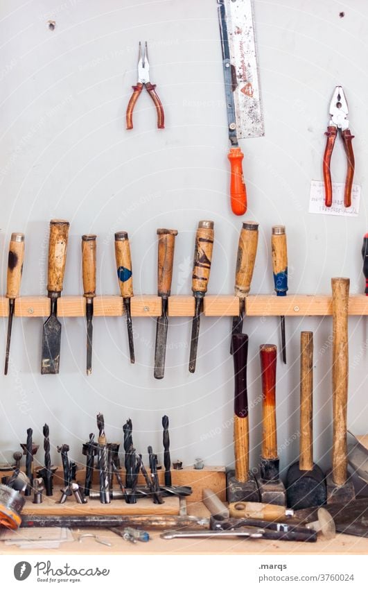 workshop Screwdriver Workshop Profession Repair Dirty Craft (trade) Workplace Craftsperson Work and employment Tool DIY wood warehouse Construction Rack tools