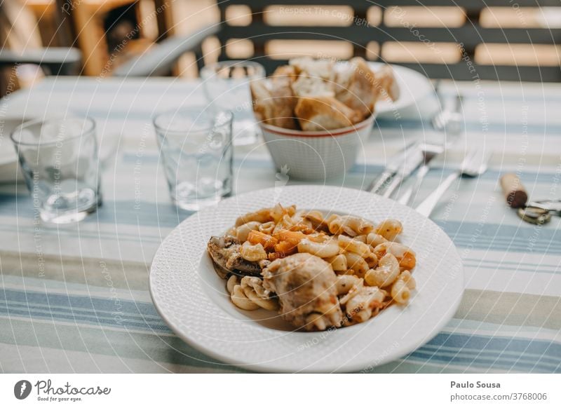 Pasta with chicken Italian Italian Food Mediterranean diet cuisine traditional homemade healthy food mediterranean dinner tasty italian cuisine pasta meal plate