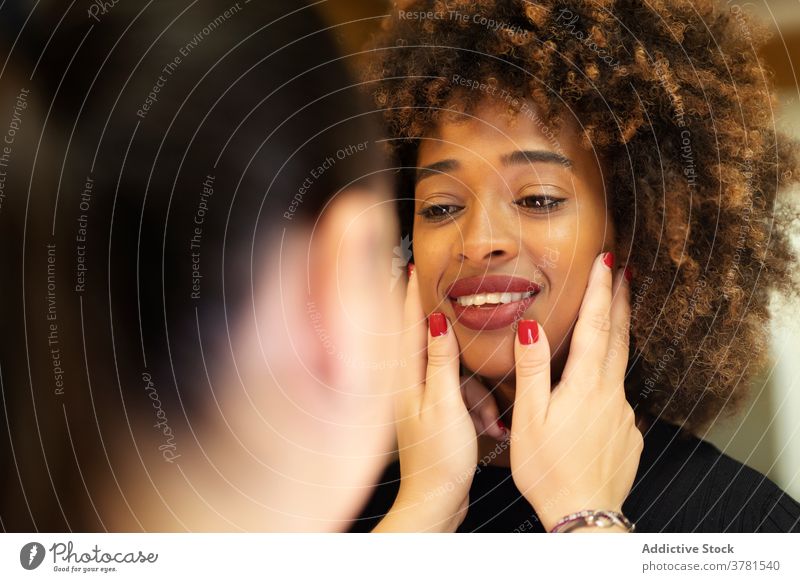 Black woman in dentist patient checkup teeth implant dental clinic professional nurse doctor female multi ethnic multiracial diversity african american