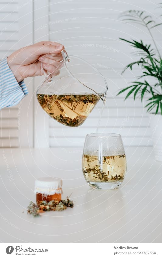 herbal tea Tea drink healthy medicine cup beverage natural teacup aromatic glass