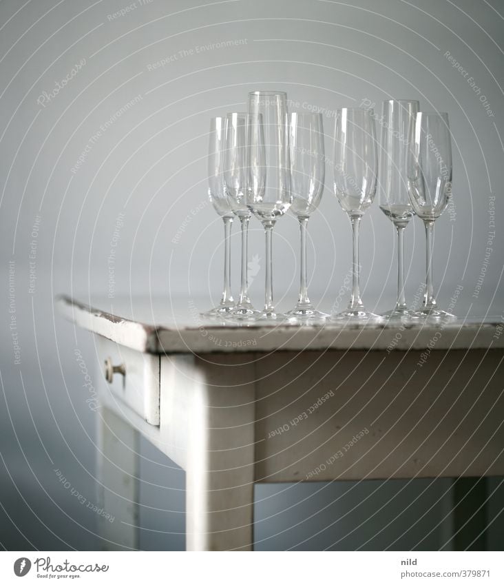 Champagne Reception II Alcoholic drinks Sparkling wine Prosecco Glass Champagne glass Elegant Style Design Living or residing Flat (apartment) Furniture Table