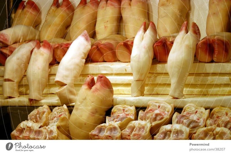 Attractive Piggy Legs Swine Store premises Nutrition Athens Meat Market Feet