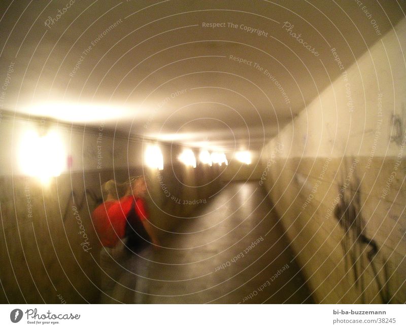 Mobber/2 Red Lomography Underpass Light Blur Corridor