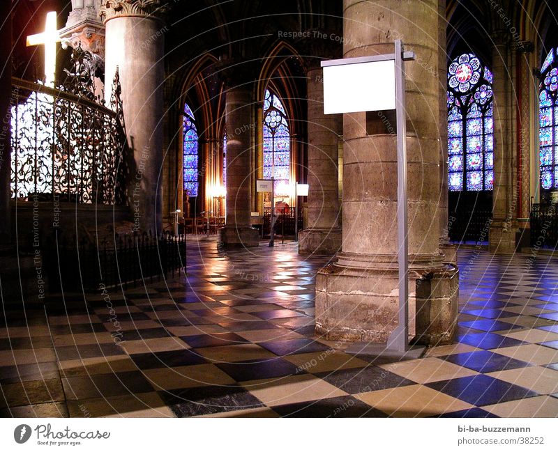 Notre Dame de Paris Window Church window Leisure and hobbies Religion and faith Column Marble