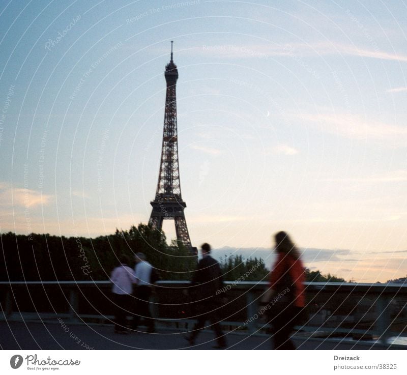 Walk in Paris Panorama (View) Art Landmark Moody Eiffel Tower Europe Tourist Attraction Large