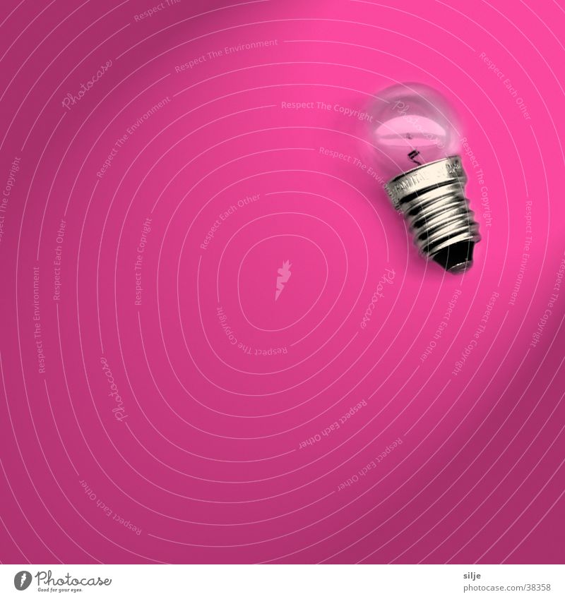Light bulb pink Electric bulb Living or residing