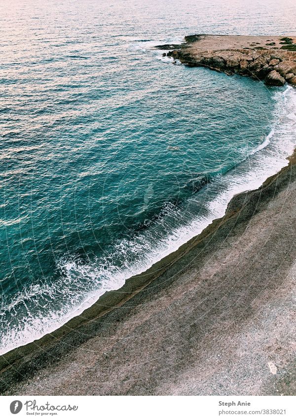beach VSCO Cyprus Beach Waves Mediterranean sea coast Vacation & Travel Nature Sand Water