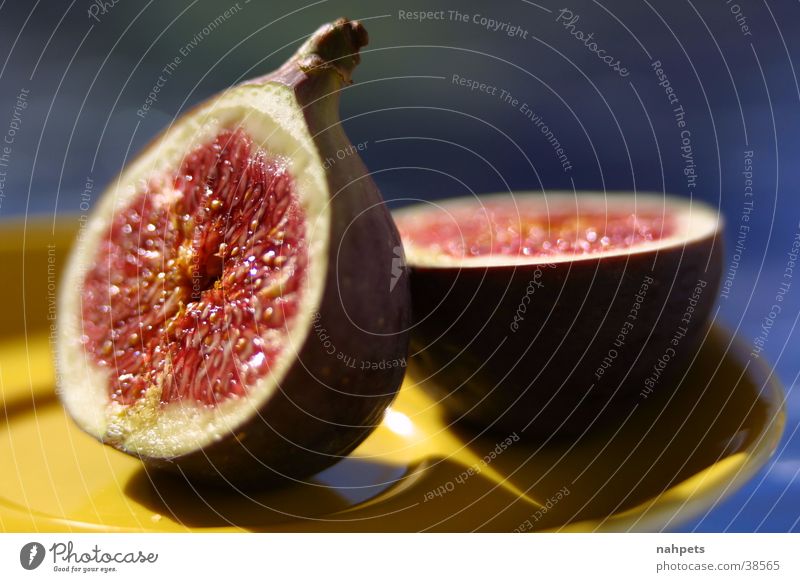 Figs in late summer Dessert Still Life Healthy Fruit Macro (Extreme close-up) Summer