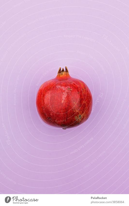 #A0# Granatapfel-Lila granatapfel obst frucht rot exotisch Stillleben