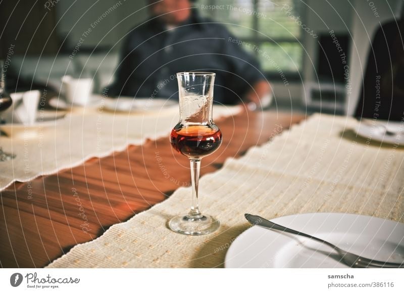 After the meal Beverage Drinking Alcoholic drinks Spirits Crockery Plate Glass Eating Schnaps glass Grappa Grappa glass Digestive system Meal Full Tabletop