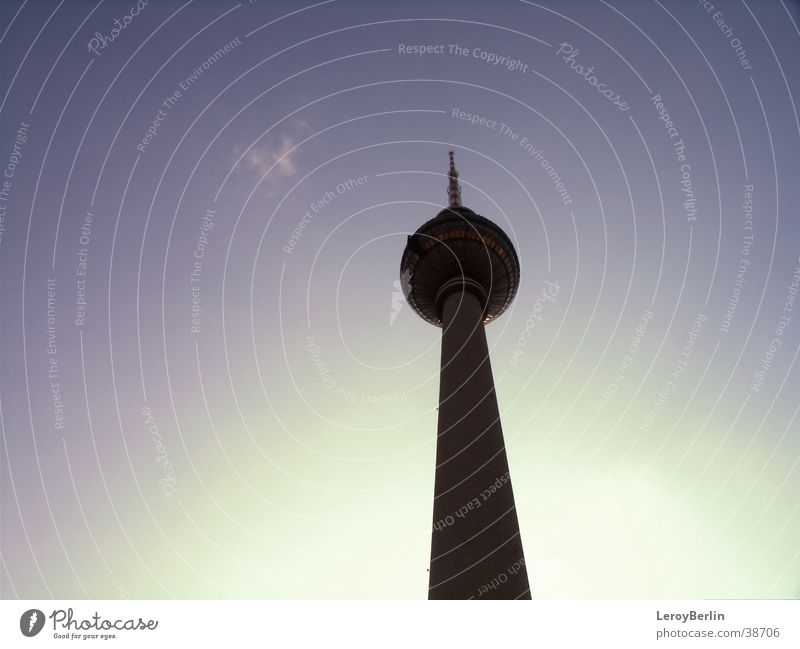 television tower Architecture Berlin television tower sky