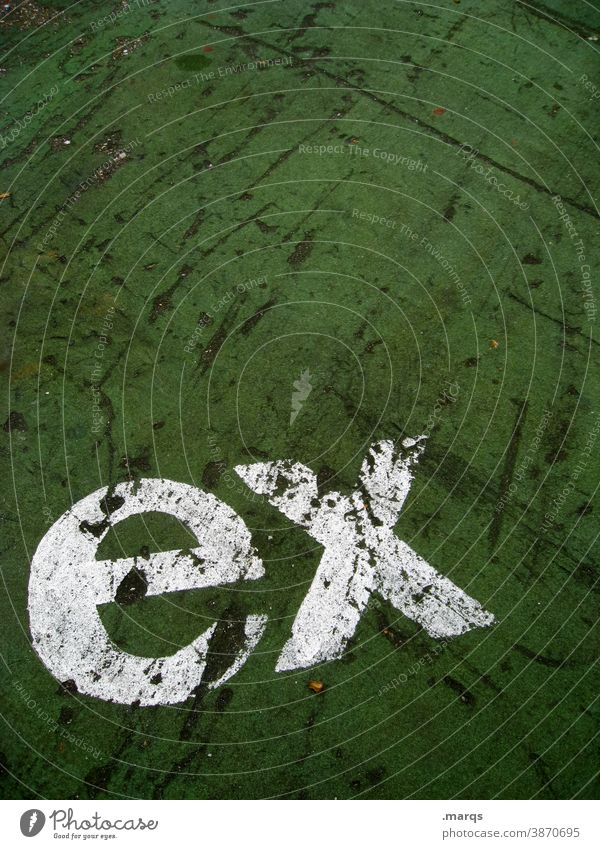 ex Characters Letters (alphabet) Green White Floor covering Communicate Typography Erstwhile