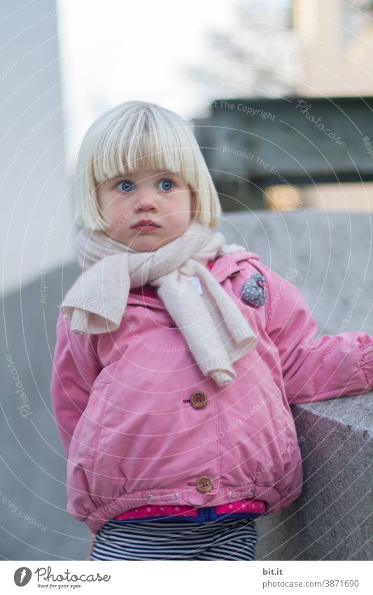Dreamy... Child Infancy Small Toddler Girl Girlish Human being Cute Dreamily Daydream daydream Daydreamer Observe Looking Saucer-eyed saucer-eyed Curiosity